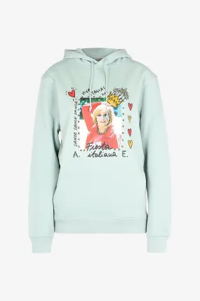 Sweat-shirt à  capuche en coton